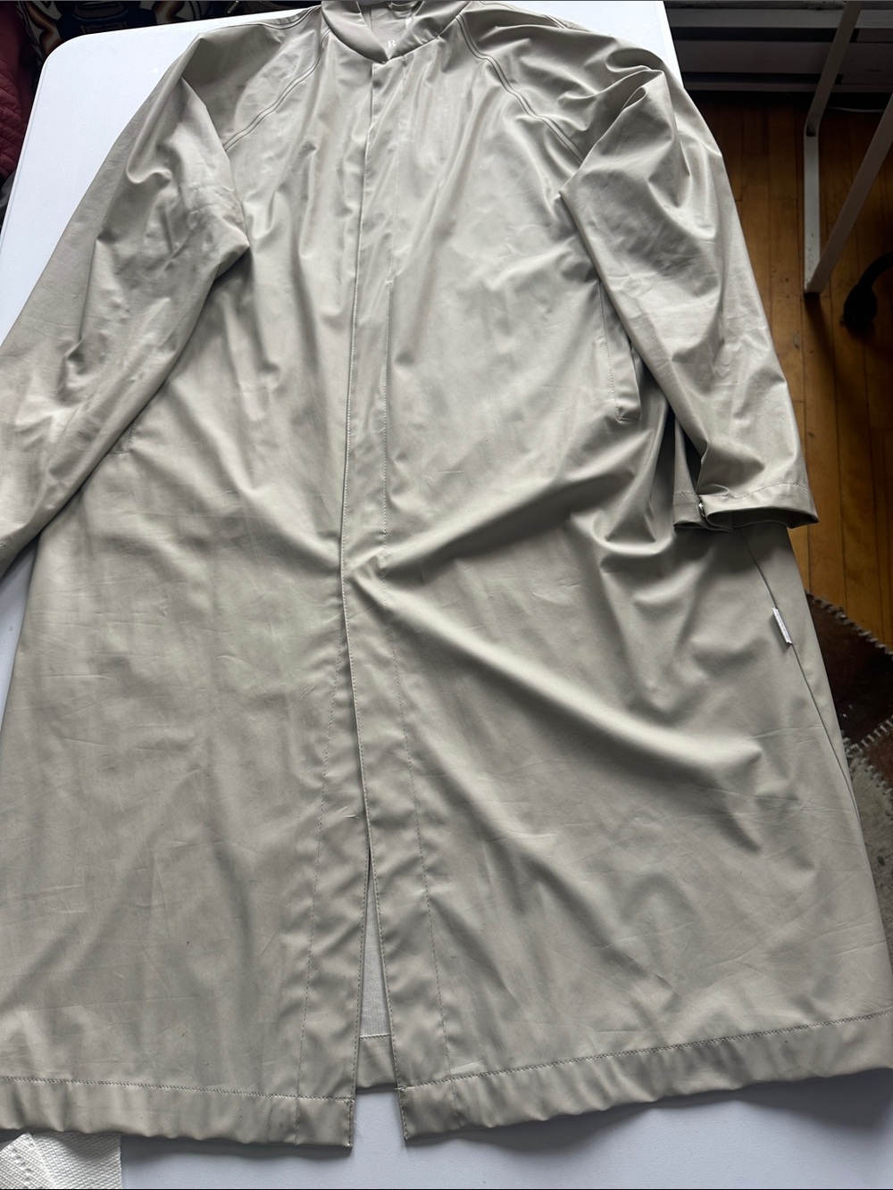 Rains Women's Light Taupe Trench Coat